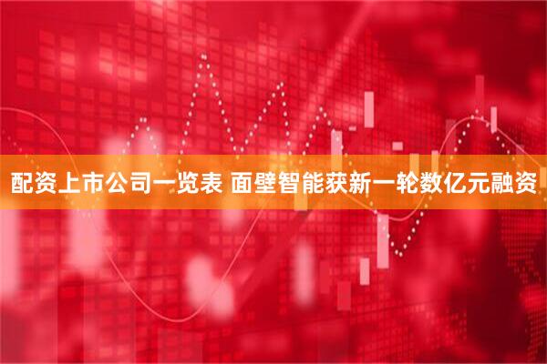 配资上市公司一览表 面壁智能获新一轮数亿元融资